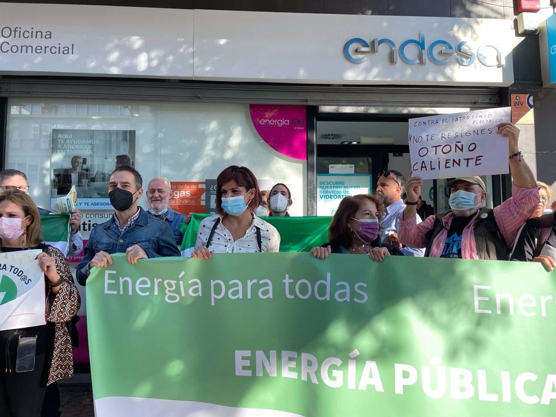 Adelante Andalucía lanza una campaña para reclamar una energía «accesible» ante lo que vive la «mayoría» de consumidores
