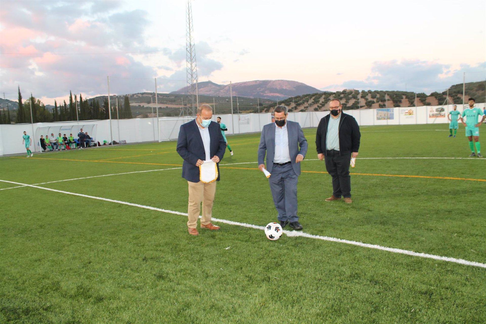 Diputación inaugura el Campo de Fútbol de Villanueva Mesía