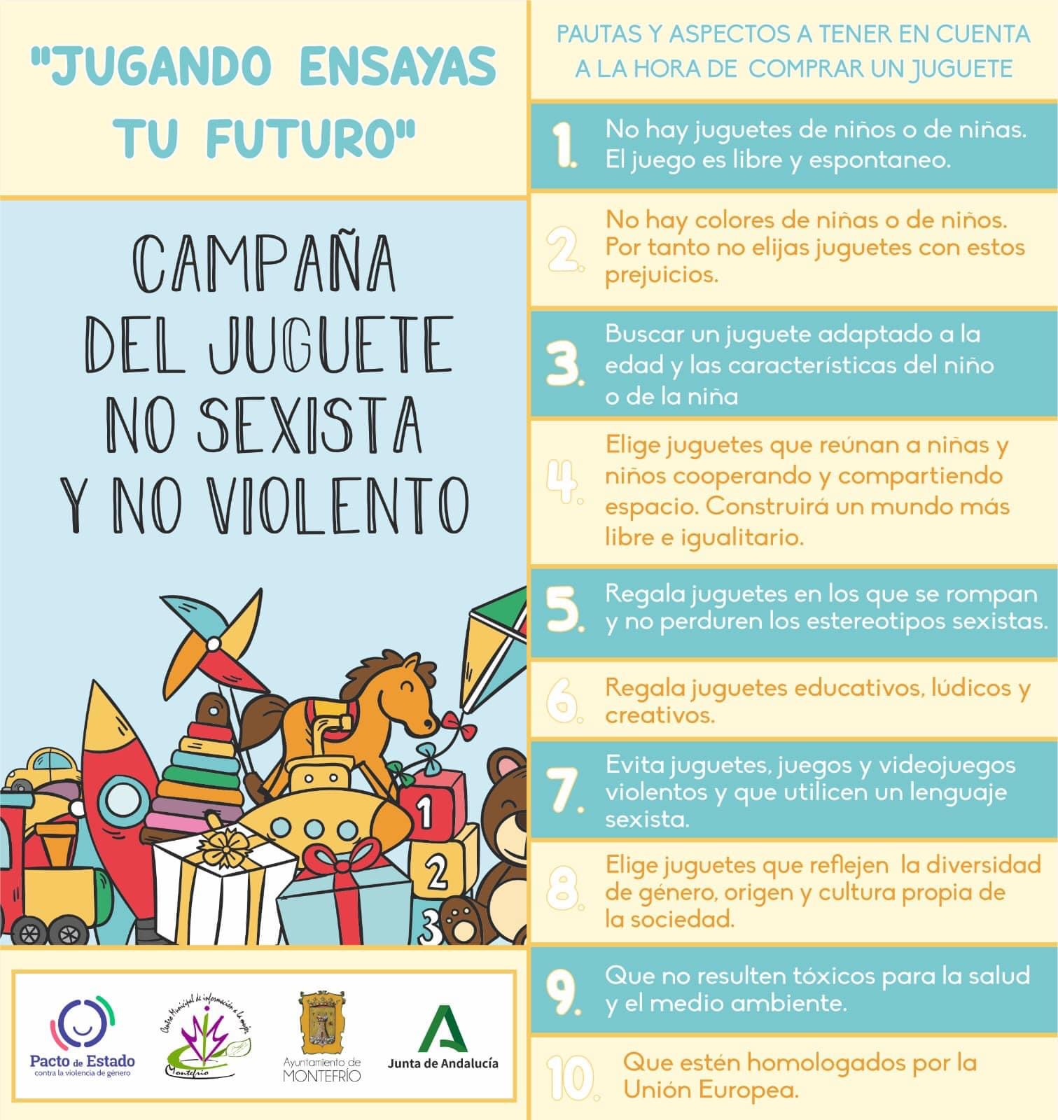 Montefrío lanza una campaña para promocionar el juguete no sexista ni violento en estas fiestas