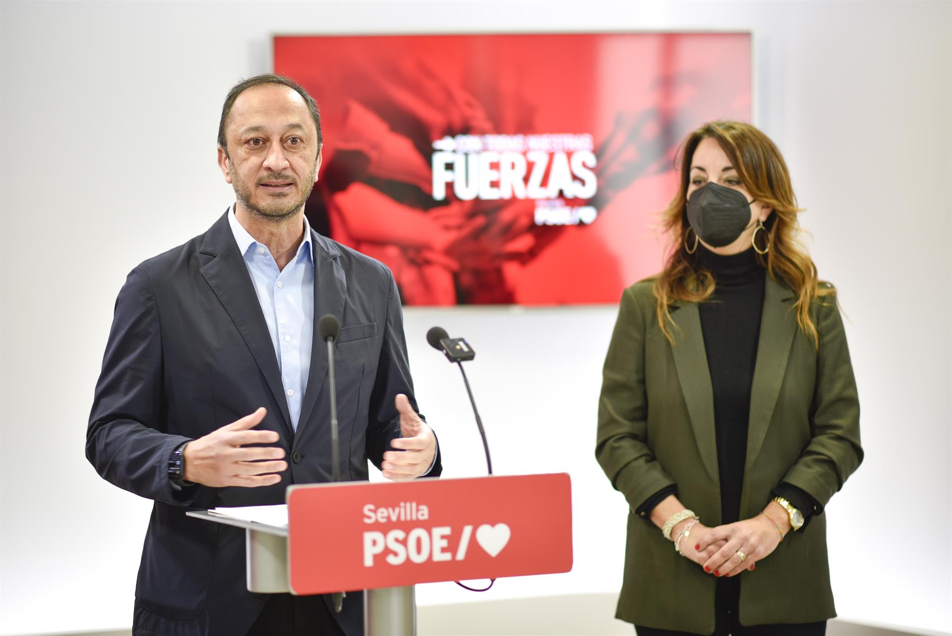 PSOE afea que Moreno ponga «en cuestión» el reparto de 9 millones «olvidando» los 50 del plan de empleo para Andalucía