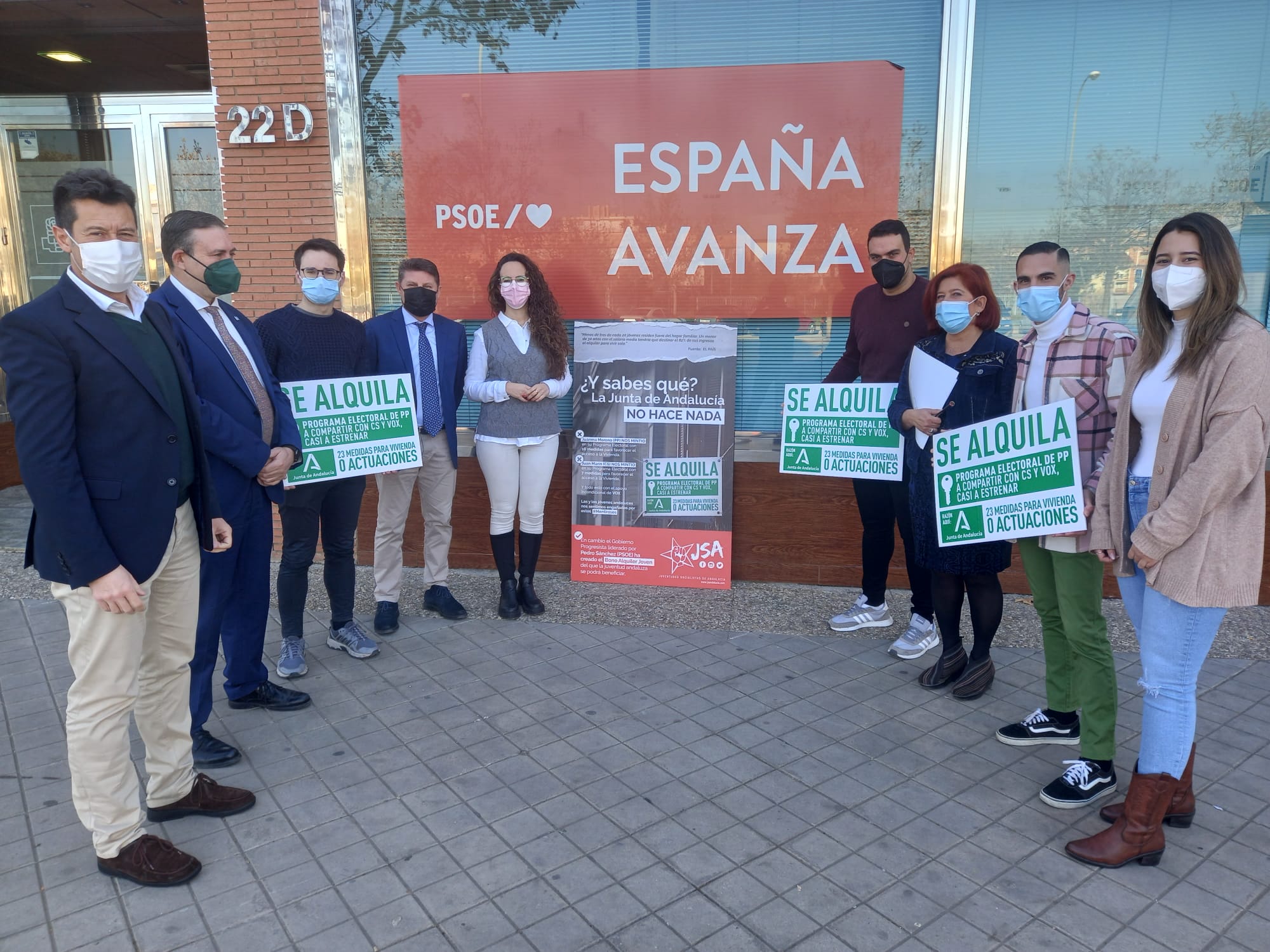 El PSOE resalta la nueva política de vivienda del Gobierno, ya que «facilitará el acceso a los jóvenes y personas con menos ingresos de la provincia»
