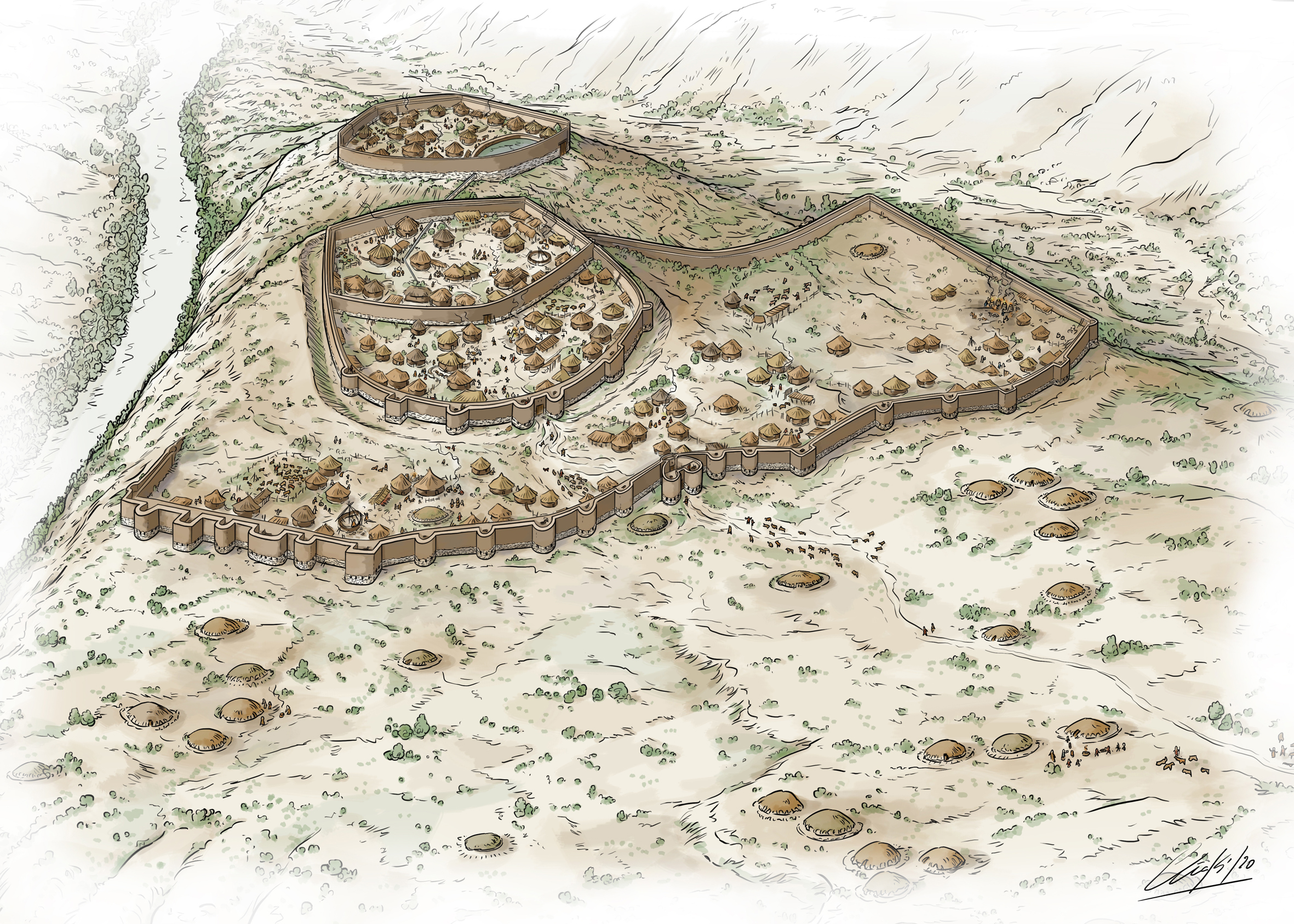 Los Millares fue un centro innovador del megalitismo desde donde se expandieron las sepulturas tipo tholos al resto de la Península Ibérica
