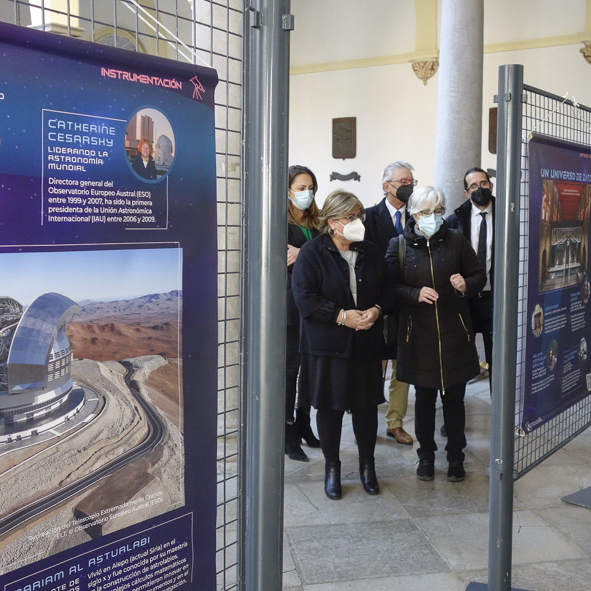 El Ayuntamiento acoge la exposición «Astrónomas» para visibilizar la labor de la mujer en la astronomía