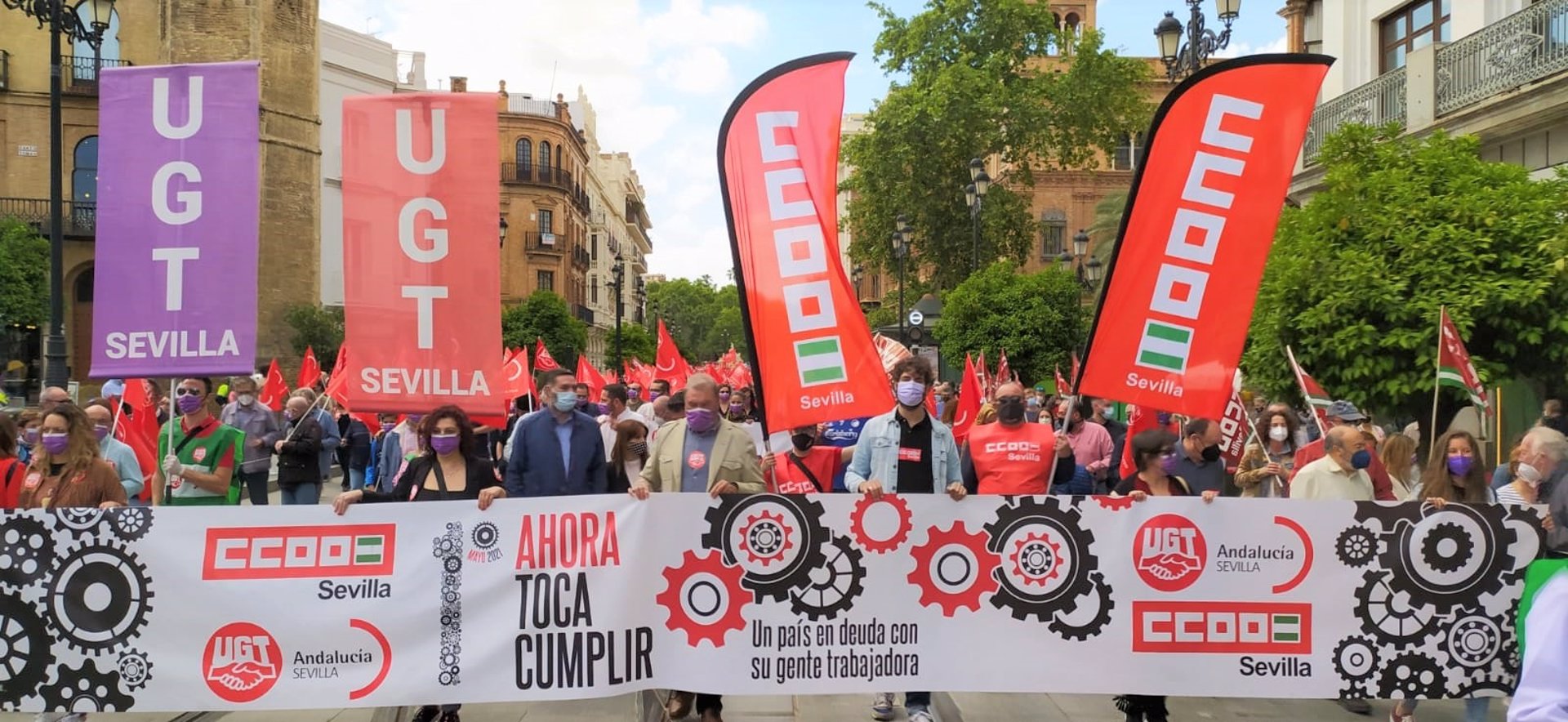 Andalucía registra más de una cuarta parte de las manifestaciones, reuniones y concentraciones celebradas en España