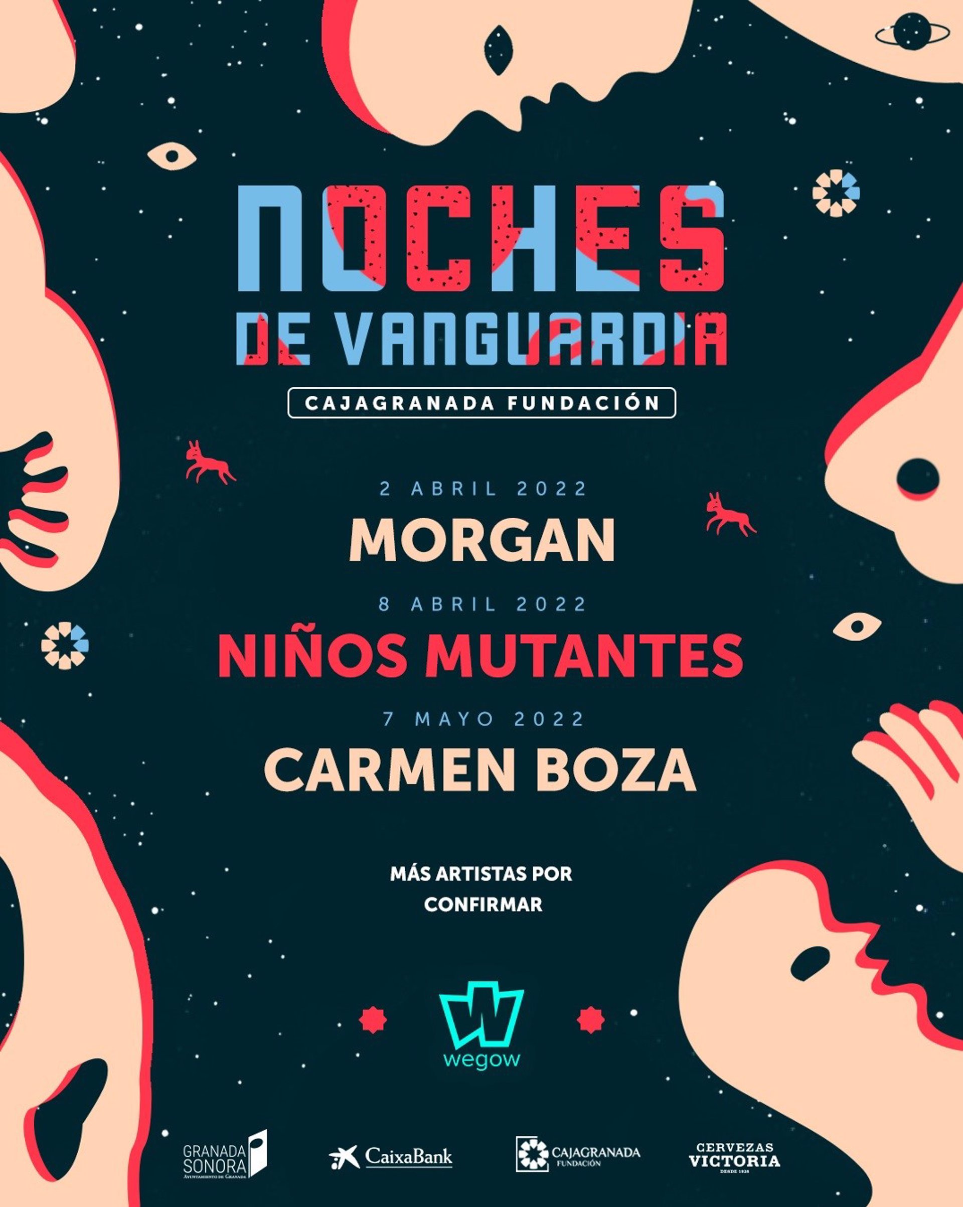 Granada estrena en abril un ciclo de conciertos con Morgan, Niños Mutantes y Carmen Boza en el cartel
