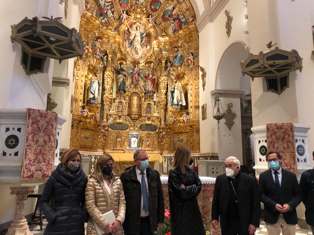 La restauración del retablo de la Abadía del Sacromonte es financiado en parte con las subvenciones de Arte Sacro