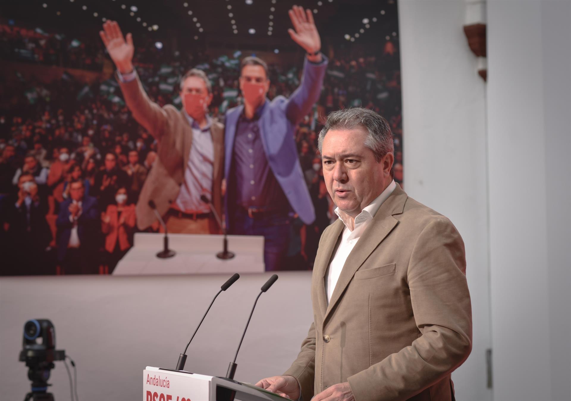 Espadas anima a los andaluces a «cambiar su destino» el 19J con un «buen Gobierno» del PSOE-A «capaz de gestionar»