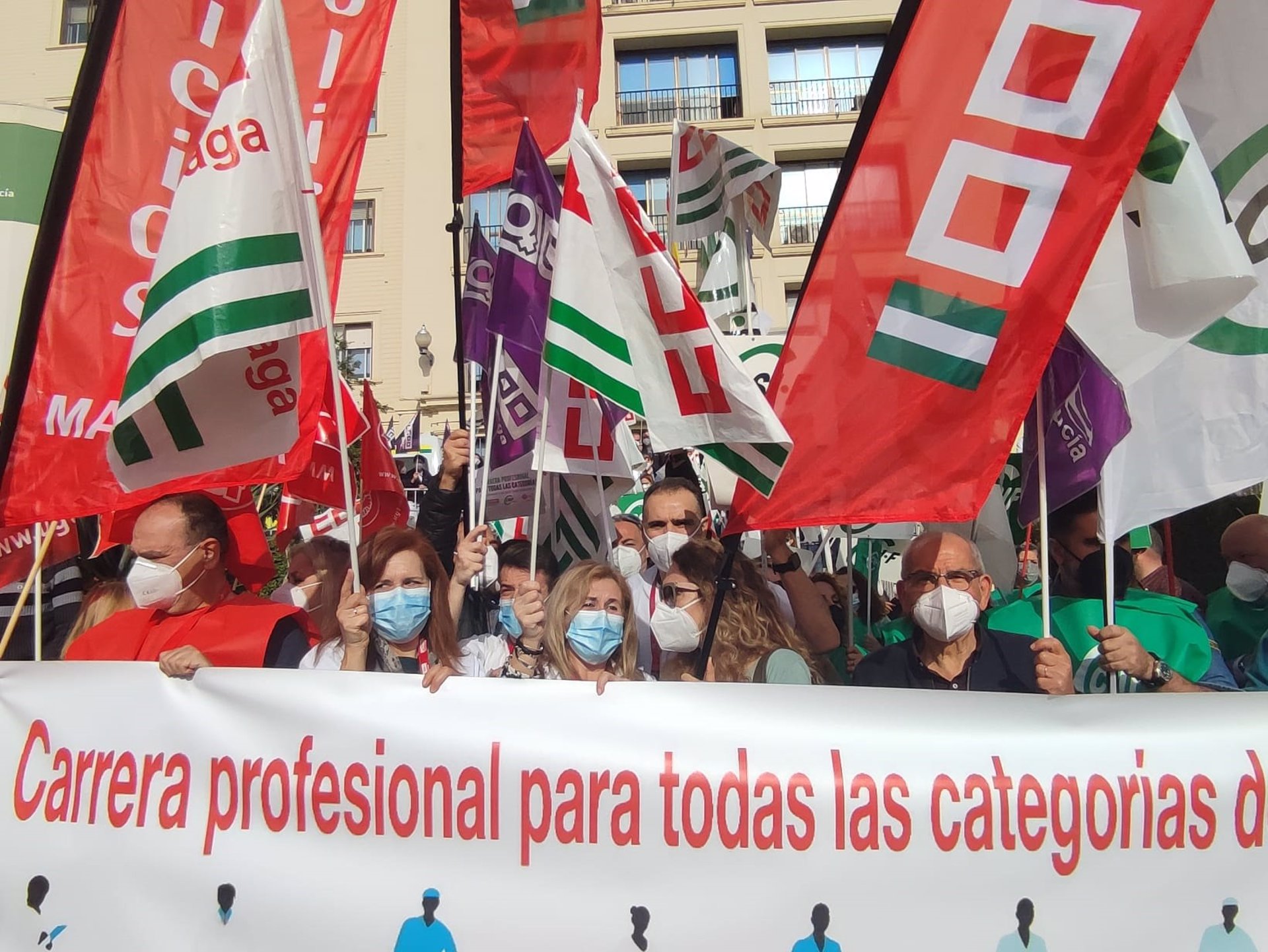 Movilizaciones hoy en todas las capitales andaluzas en «defensa de la sanidad pública» convocadas por CCOO y UGT