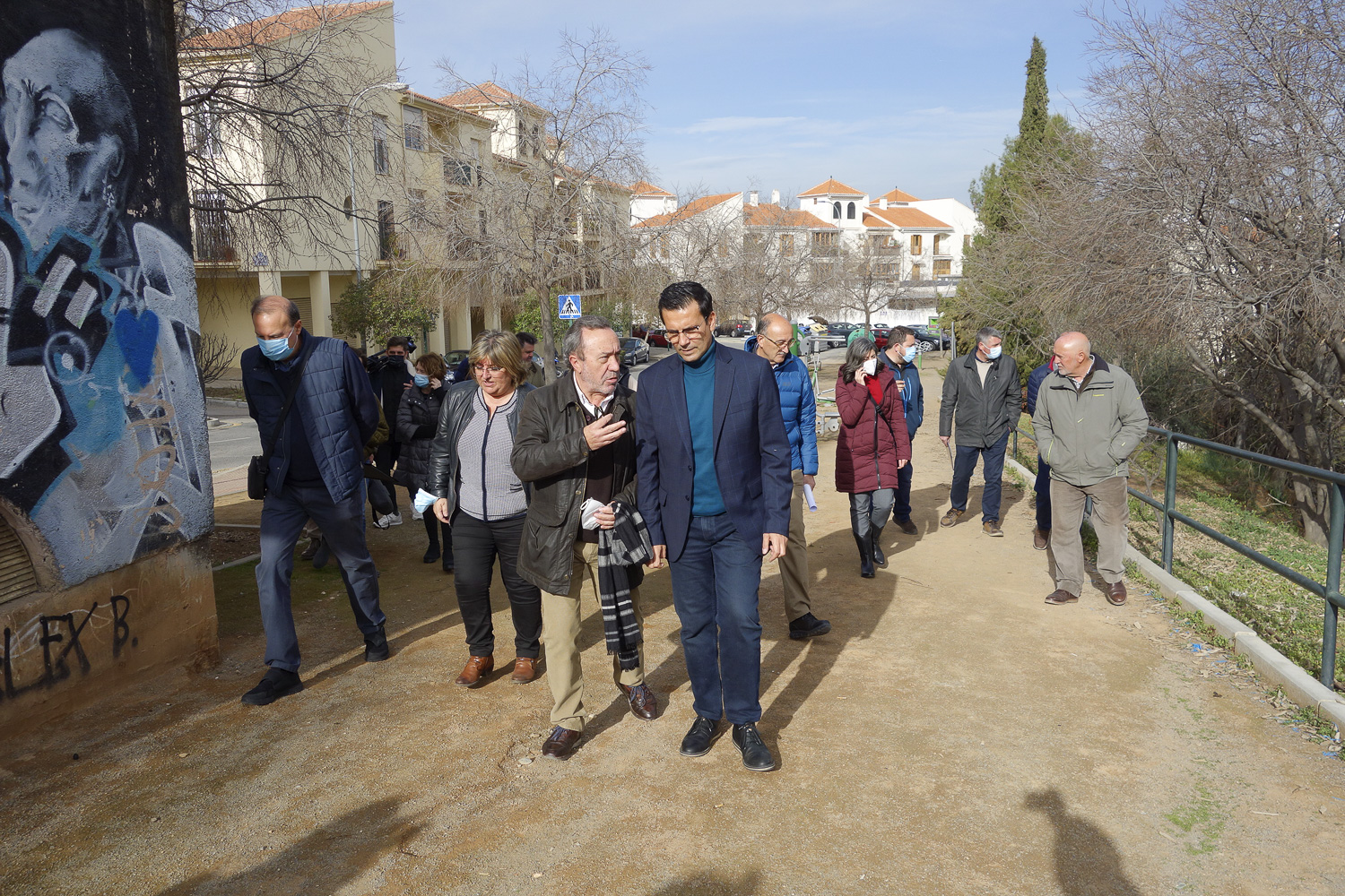 El Ayuntamiento interviene en el paseo que conecta Bola de Oro con Camino de Neveros