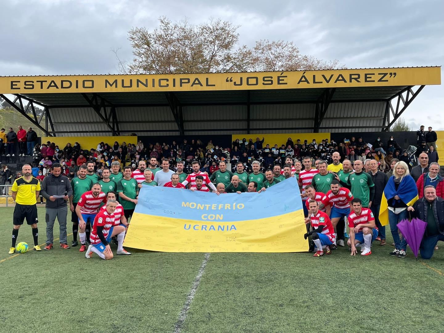 Montefrío recauda casi 2.000 euros para los refugiados de Ucrania gracias a un partido de fútbol solidario