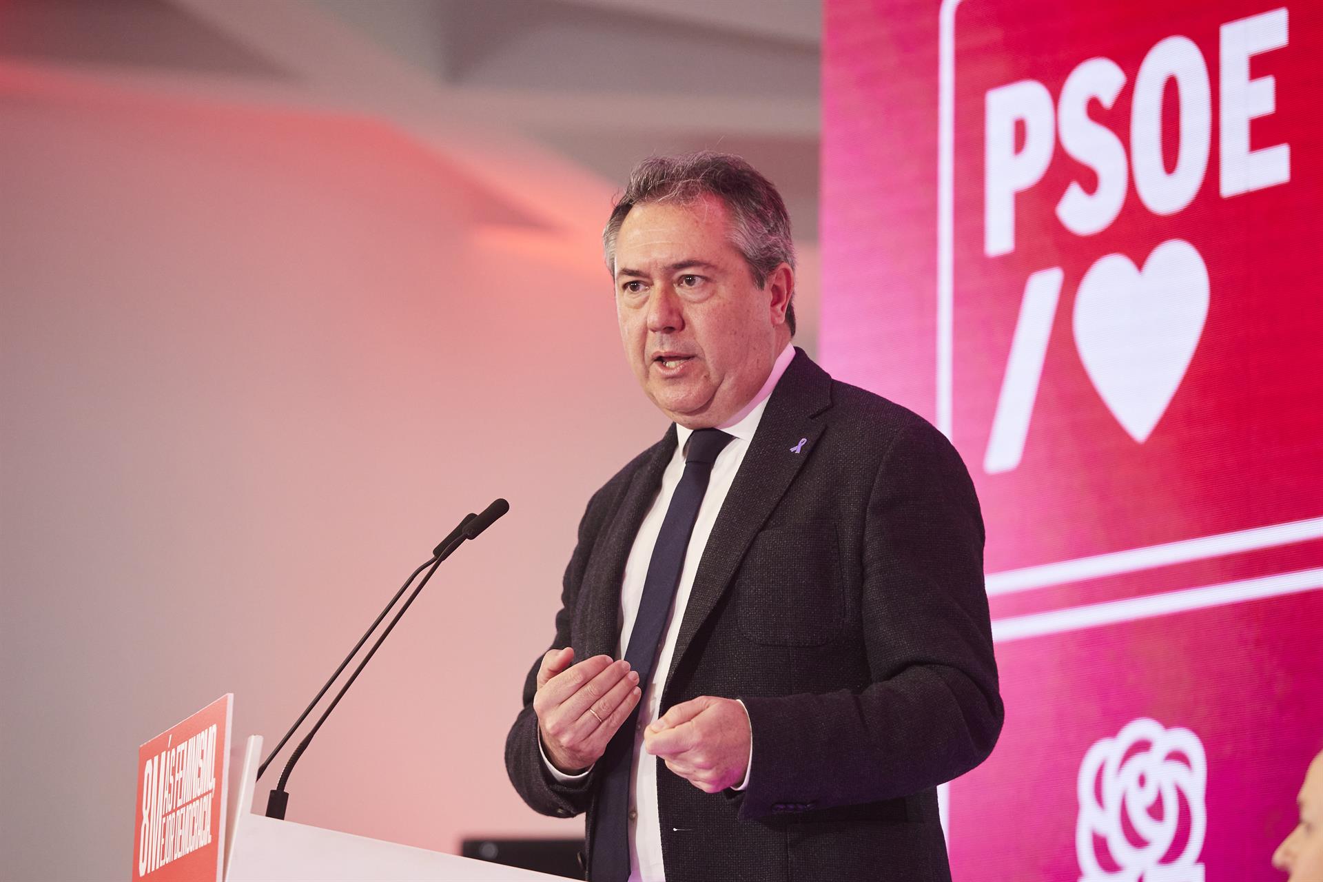 Espadas defiende que el PSOE es «el único partido» que puede ganar a las derechas