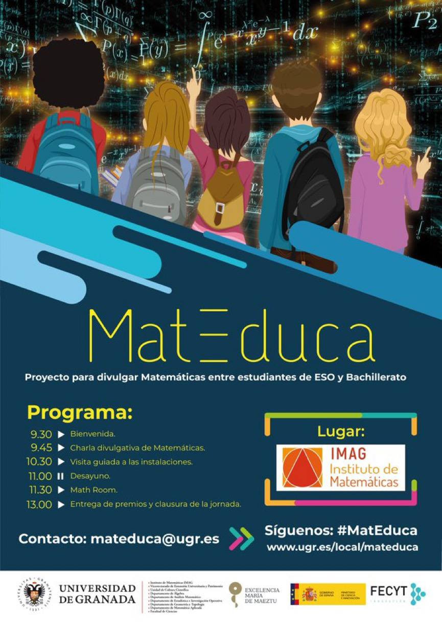 La UGR celebra el Día Internacional de las Matemáticas con MatEduca, un proyecto que acerca esta ciencia a estudiantes de Secundaria y Bachillerato