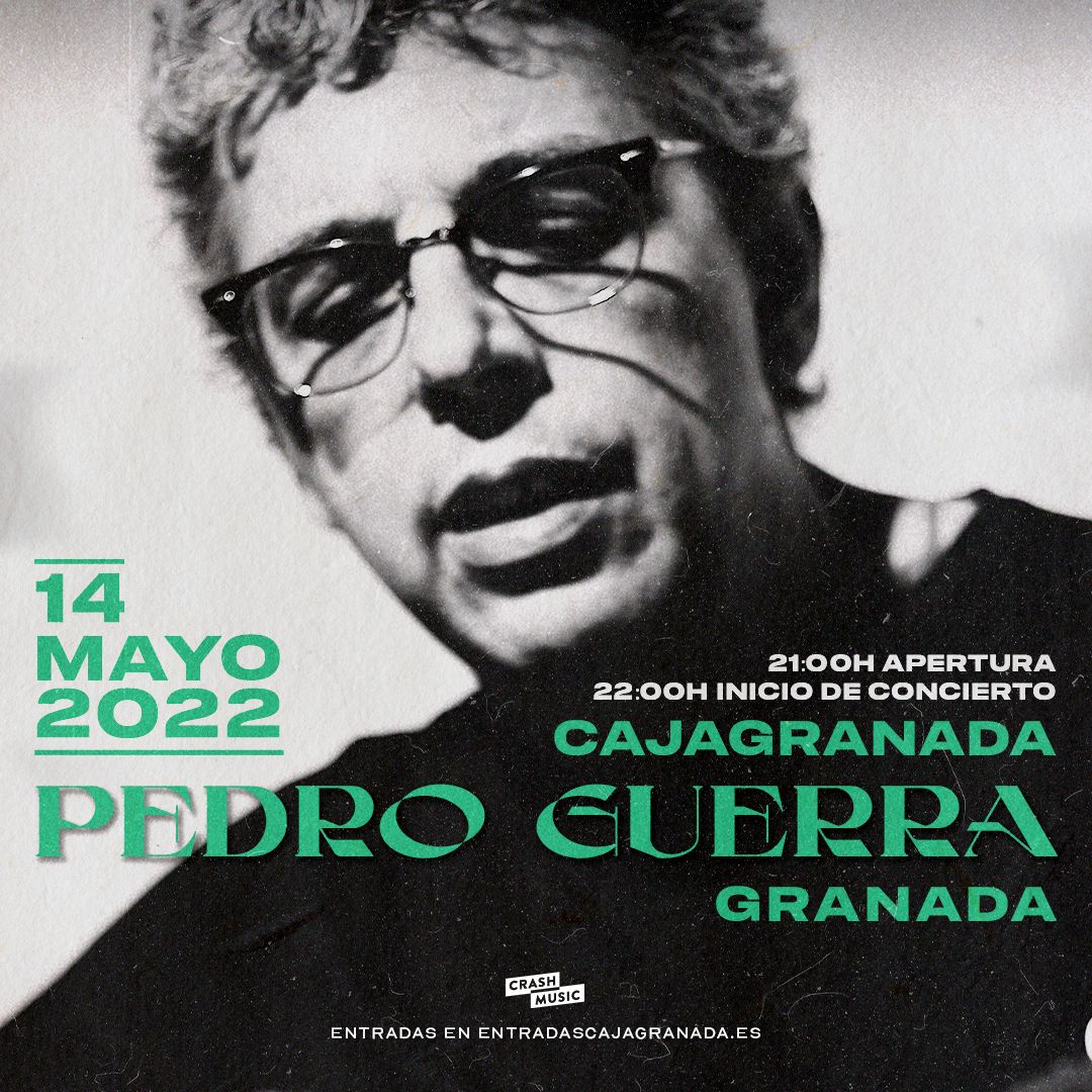 Pedro Guerra anuncia concierto en Granada para el 14 de mayo