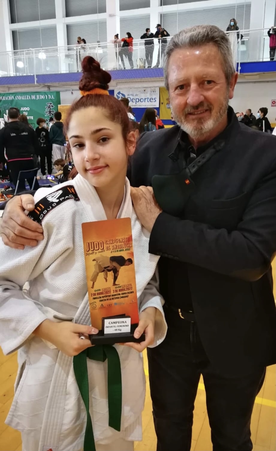La judoca de Otura Yahari Domingo se proclama campeona de Andalucía