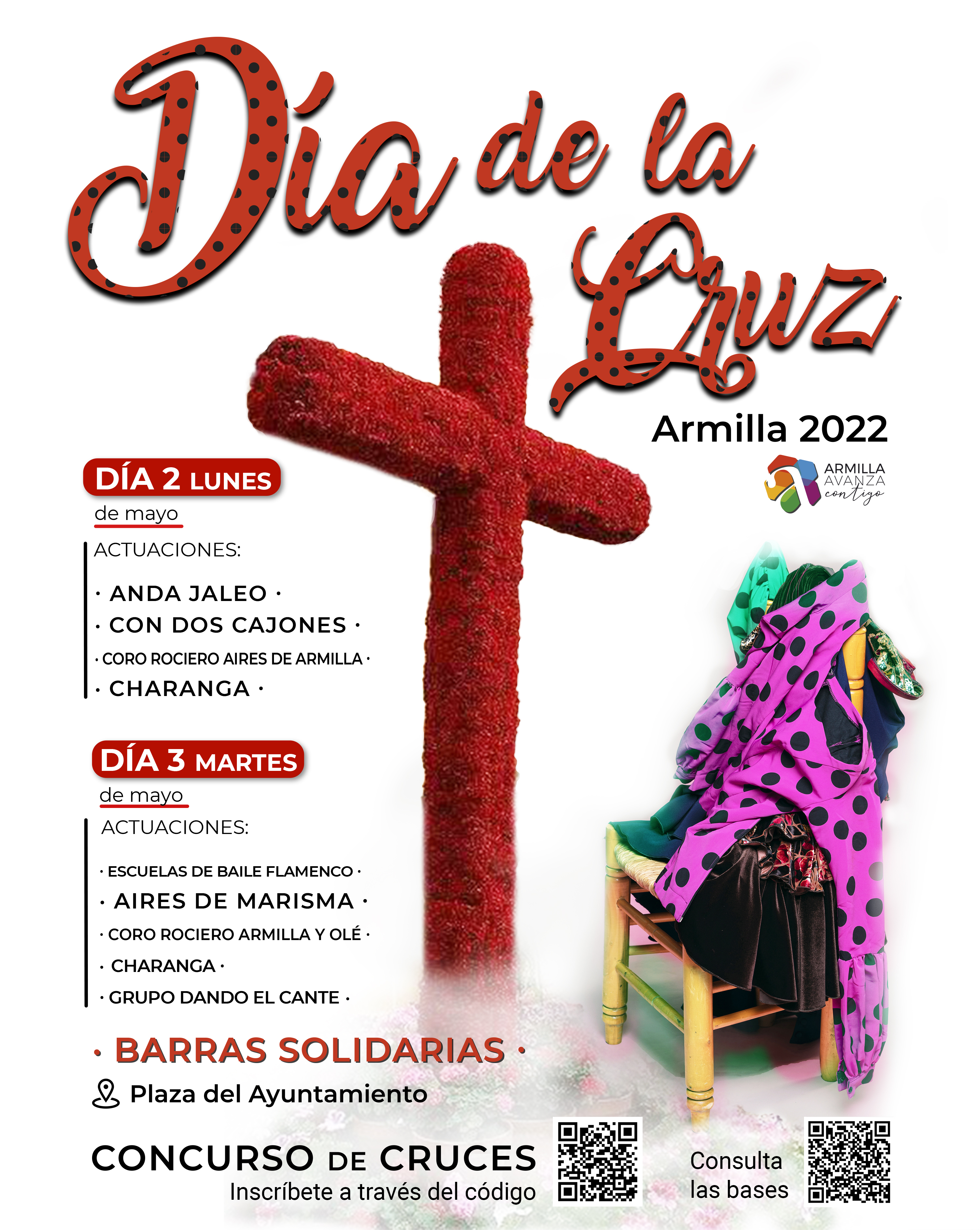 Música, ocio y tradiciones para animar las Cruces de Mayo en Armilla