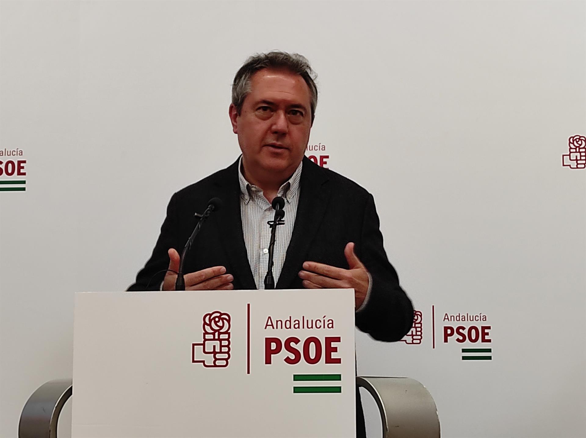 Espadas afirma que para las elecciones andaluzas se requiere «un proceso de renovación» de las listas del PSOE-A