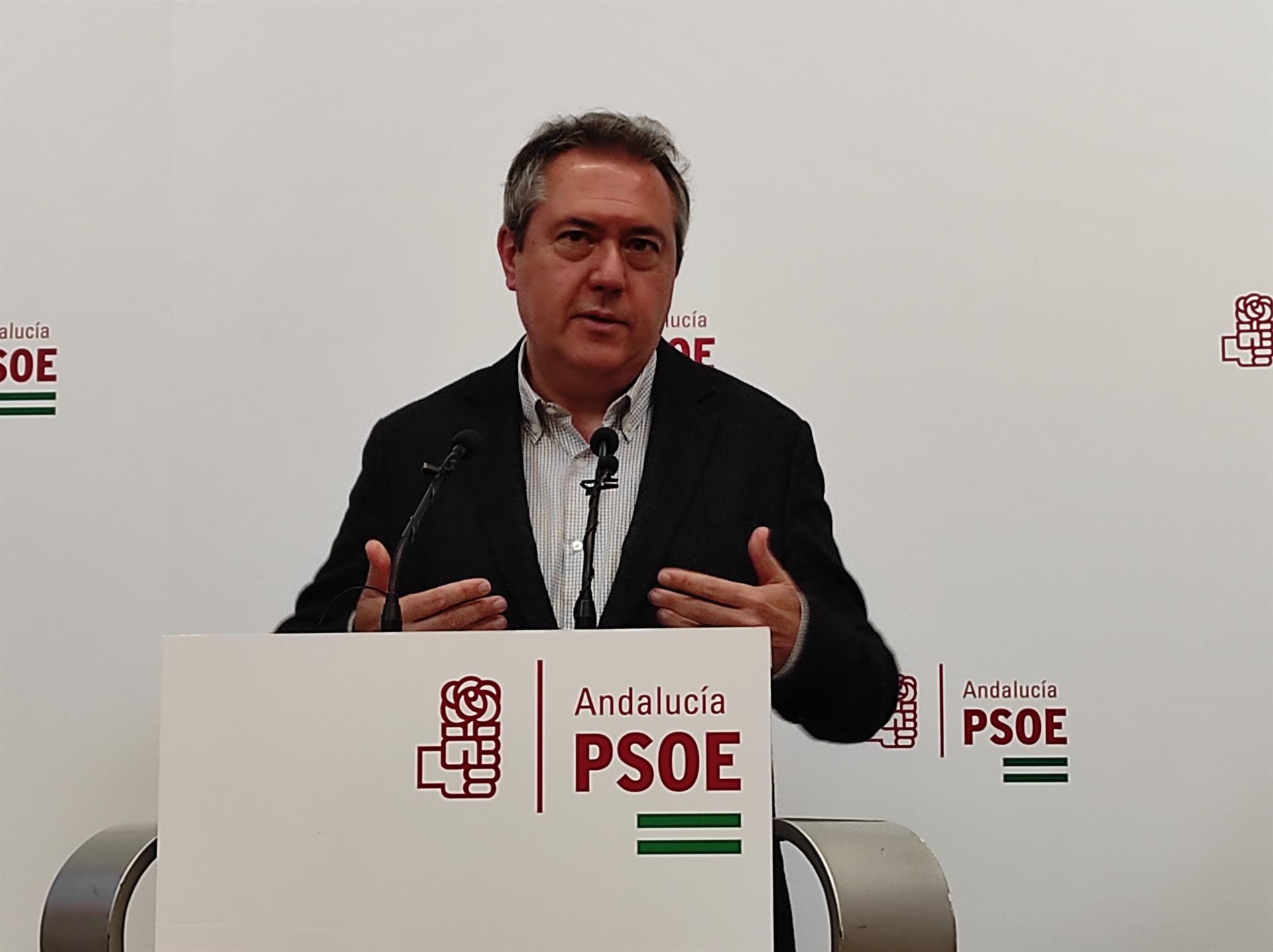 Espadas afirma que para las elecciones andaluzas se requiere «un proceso de renovación» de las listas del PSOE-A Espadas afirma que para las elecciones andaluzas se requiere «un proceso de renovación» de las listas del PSOE-A