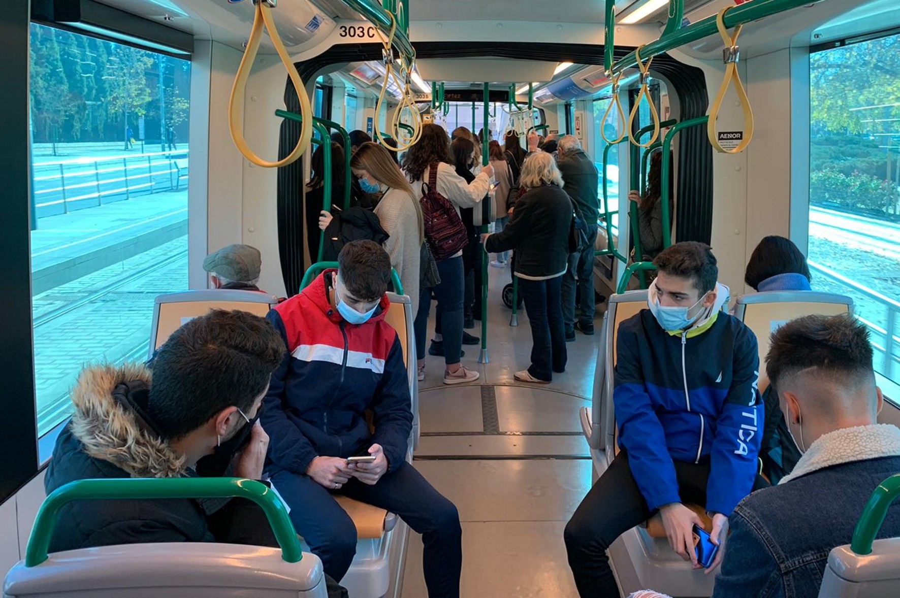 Metro de Granada aumenta un 76,6% los viajeros durante el primer trimestre respecto a 2021