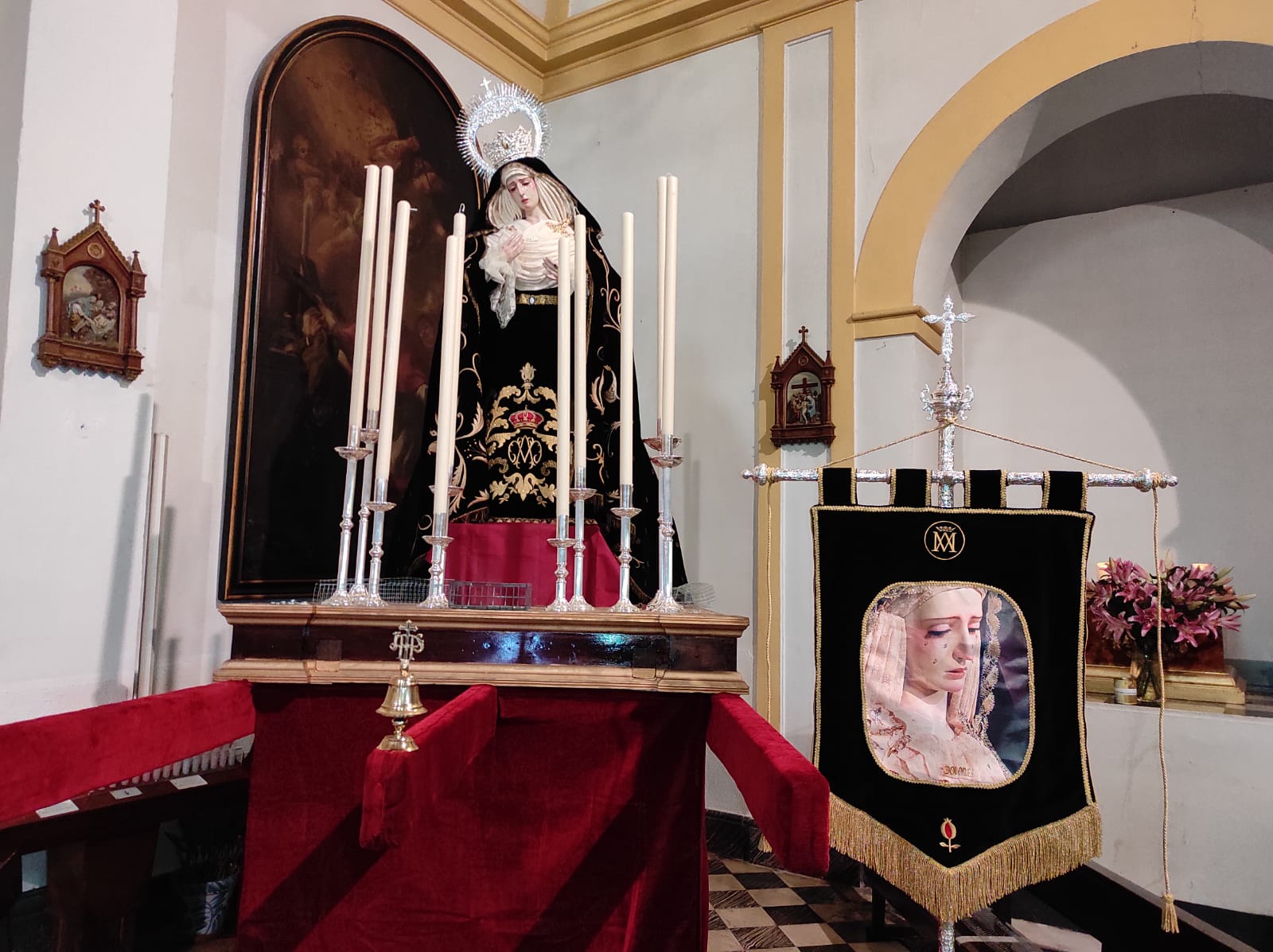 La Virgen de los Dolores de Fuente Vaqueros volverá a procesionar mañana después de dos años
