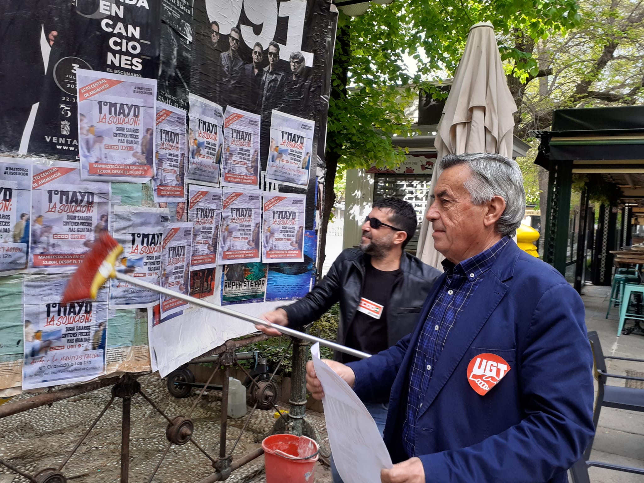 UGT y CCOO llaman a la ciudadanía a salir a la calle el 1º de Mayo en Granada, acto central de Andalucía