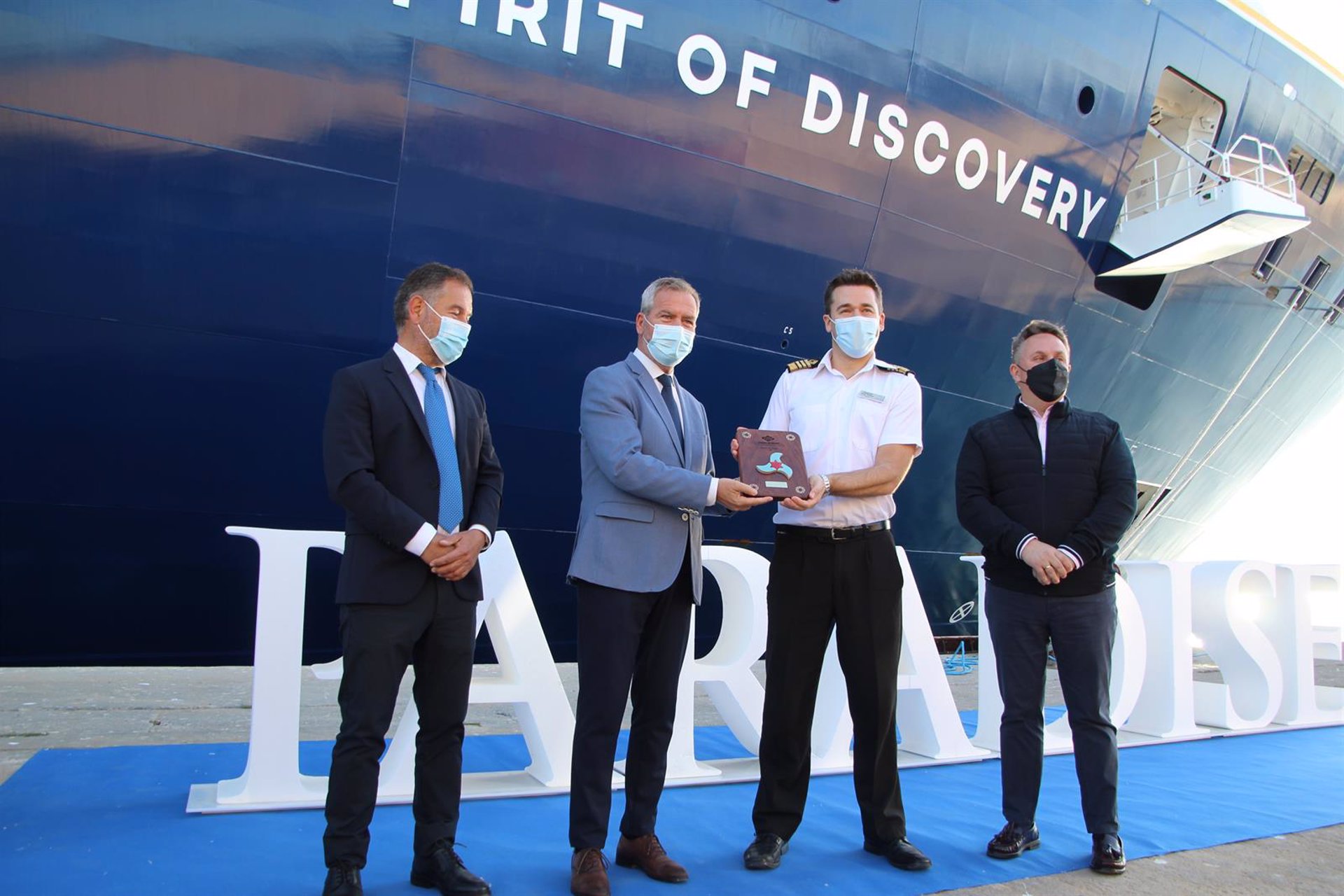 El Puerto de Motril inaugura la temporada de cruceros con el Spirit Of Discovery