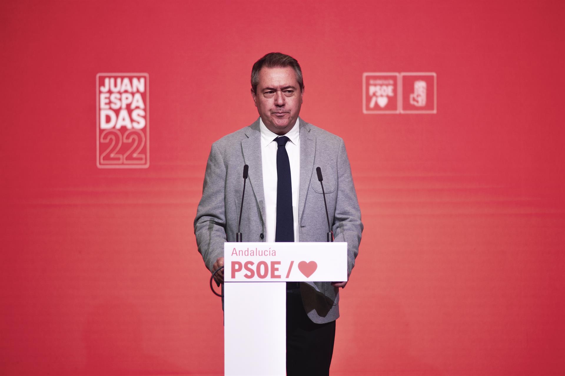 Espadas critica que Moreno «justifica» el adelanto electoral por la falta de Presupuesto cuando «no ejecuta» el actual