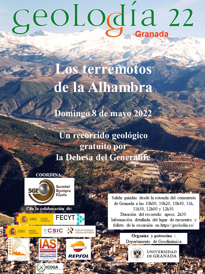 Docentes y estudiantes de la UGR guiarán rutas por senderos del entorno de la Alhambra para conocer la geología de Granada y el impacto de los terremotos