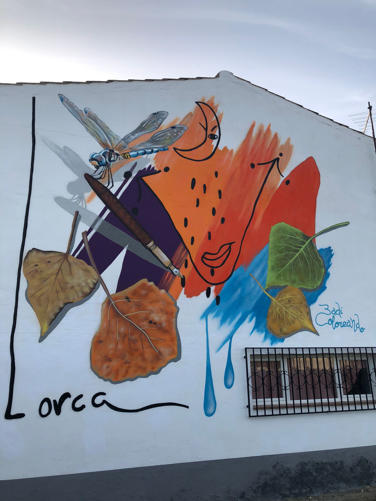 Fuente Vaqueros se convierte en un museo al aire libre con una ruta de ‘murales con duende’ de inspiración lorquiana