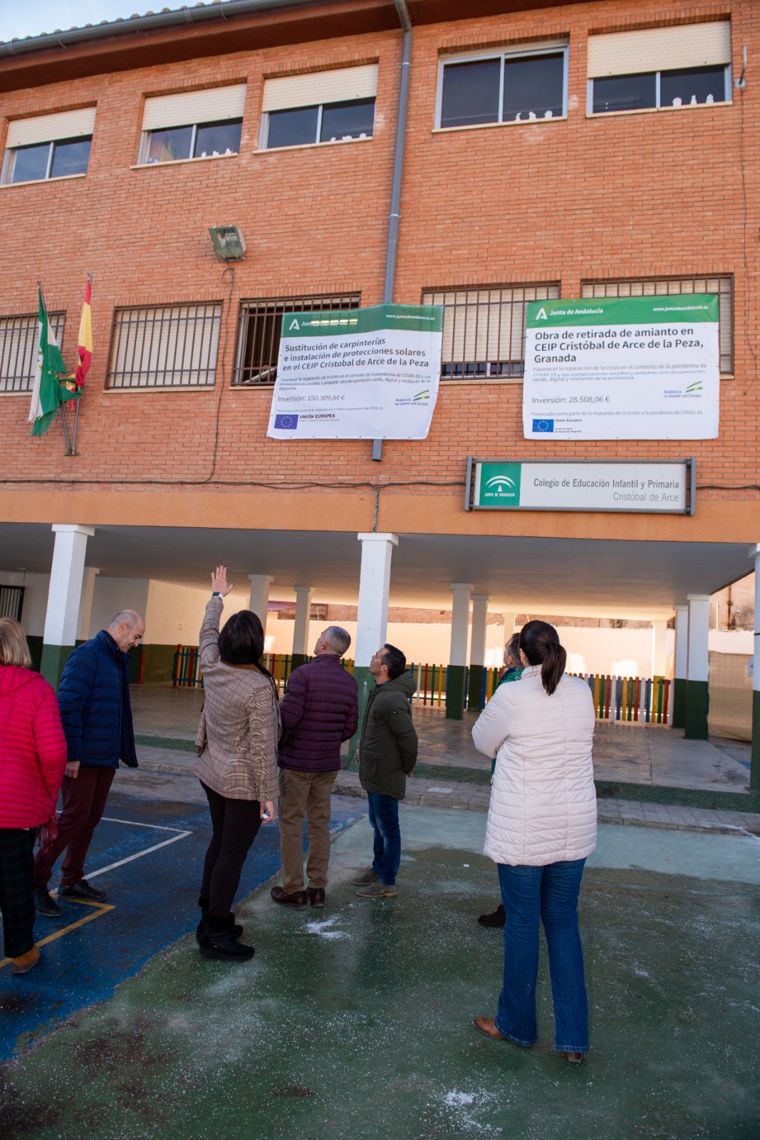 Educación invierte más de 257.000 euros en obras de reforma y mejora del CEIP Cristóbal de Arce de La Peza